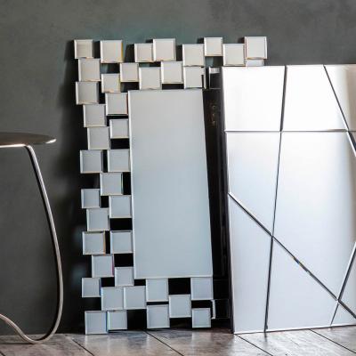 Knees Regan Medium Rectangle Wall Mirror - Silver
