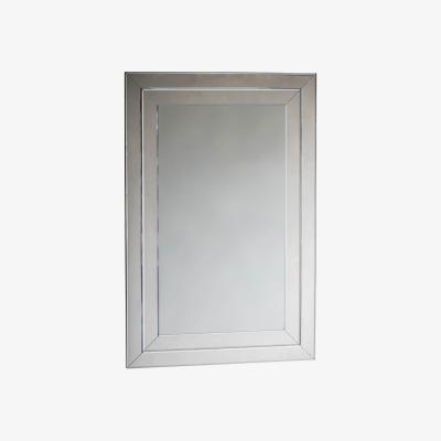 Knees Bedale Medium Rectangle Wall Mirror - Silver