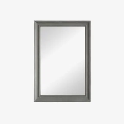 Knees Visconti Large Rectangle Wall Mirror - Grey