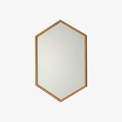 Knees Northwich Medium Hexagon Wall Mirror - Gold
