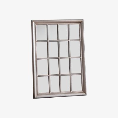 Knees Rosia Medium Rectangle Wall Mirror - Silver