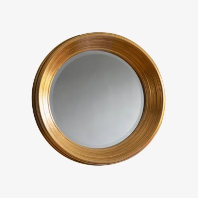 Knees Aislin Medium Round Wall Mirror - Gold