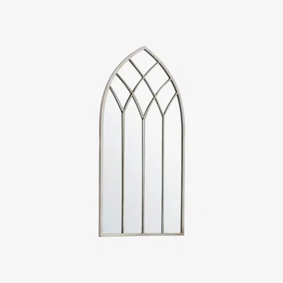 Knees Alpha Medium Arched Wall Mirror - Cream