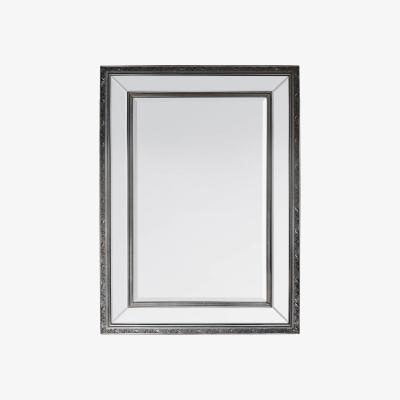 Knees Ripon Medium Rectangle Wall Mirror - Silver
