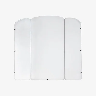 Knees Cavendish Medium Rectangle Wall Mirror - Clear