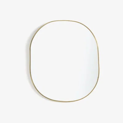 La Redoute Uyova Oval Brass Mirror