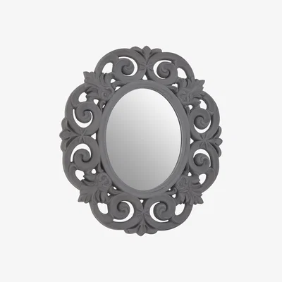 La Redoute 92 x 82cm Wall Mirror in Antique Grey