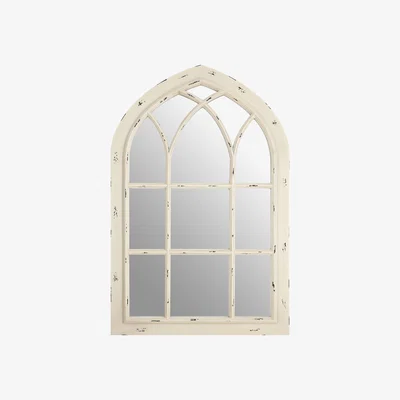 La Redoute 120 x 80cm Wall Mirror in Cream Chinese Oak