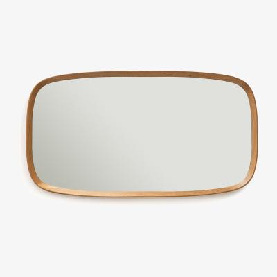 La Redoute Orion Organic Shaped Mirror in Solid Oak