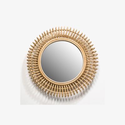 La Redoute Tarsile Round Rattan Mirror