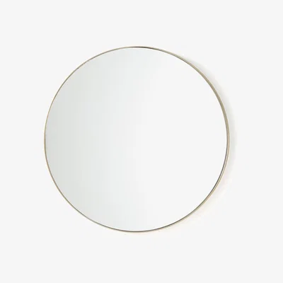 La Redoute Iodus Round Mirror with Brass Frame, 60cm