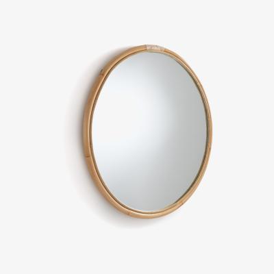 La Redoute Nogu Round Rattan Mirror, Diameter 90cm