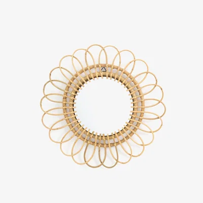 La Redoute Nogu Flower Cane Mirror