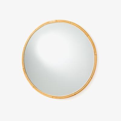 La Redoute Nogu Round Rattan Mirror, Diameter 120cm