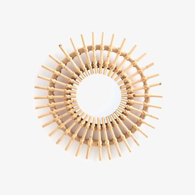 La Redoute Nogu Sunburst Rattan Mirror, Diameter 35cm