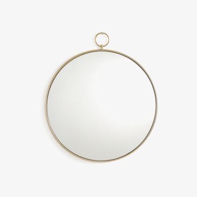 La Redoute Uyova Round Mirror with Brass Frame