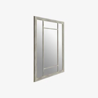 La Redoute 146 x 95cm Wall Mirror in Grey Chinese Oak