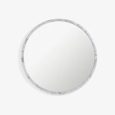 La Redoute Martika Marble Mirror, Diameter 80cm