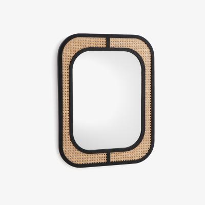 La Redoute Waska Metal & Rattan Mirror