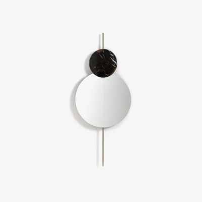 La Redoute Opanax Glass and Marble Wall Mirror