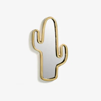 La Redoute Plapa Brass Cactus Mirror W26 x H45cm