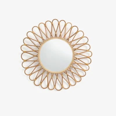 La Redoute Nogu Sun-Shaped Mirror in Rattan/Bamboo