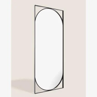 Marks & Spencer M&S Large Oval Wall Mirror - Charcoal, Charcoal
