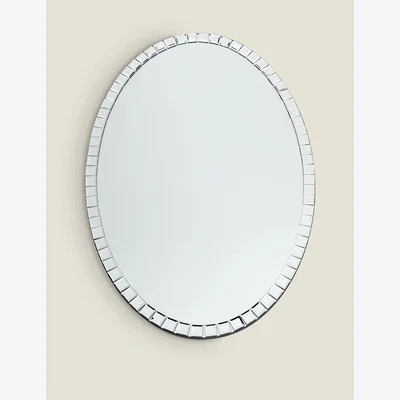 Marks & Spencer Laura Ashley Marcella Oval Wall Mirror - Silver, Silver