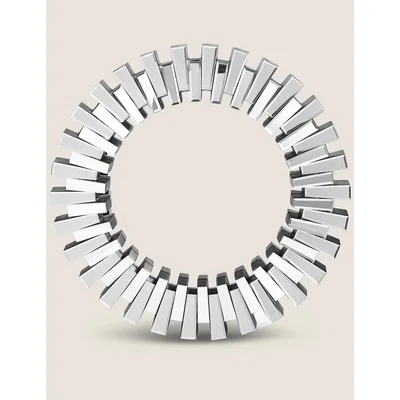Marks & Spencer M&S Ridged Large Round Mirror - Clear, Clear