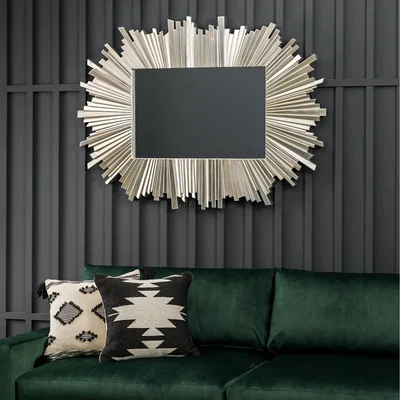 Marks & Spencer Gallery Home Herzfeld Extra Large Rectangular Wall Mirror - Silver, Silver