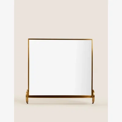 Marks & Spencer M&S Wall Mirror with Shelf - Gold, Gold