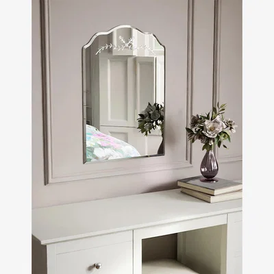 Marks & Spencer M&S Iris Etched Wall Mirror - Clear, Clear