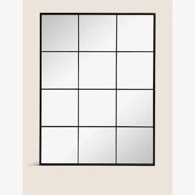 Marks & Spencer M&S Simple Manhattan Mirror - Black Mix, Black Mix,White