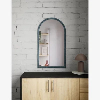 Marks & Spencer M&S Bobble Arch Wall Mirror - Dark Teal, Dark Teal