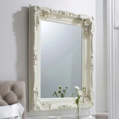 Marks & Spencer Gallery Home Carved Louis Extra Large Wall Mirror - Cream, Cream