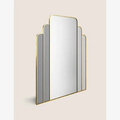 Marks & Spencer M&S Monroe Large Rectangular Wall Mirror - Antique Brass, Antique Brass