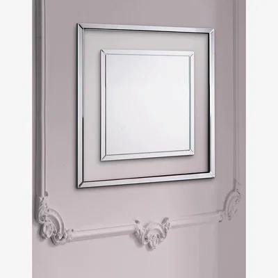 Marks & Spencer Laura Ashley Evie Square Wall Mirror - Silver, Silver