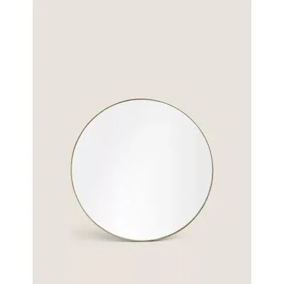 Marks & Spencer M&S Milan Small Round Mirror - Silver, Silver,Antique Brass,Black