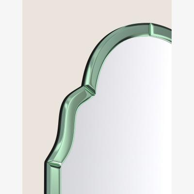 Marks & Spencer M&S Madrid Medium Curved Wall Mirror - Light Green, Light Green