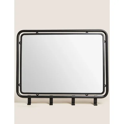 Marks & Spencer M&S Lexington Rectangular Hanging Wall Mirror - Black, Black