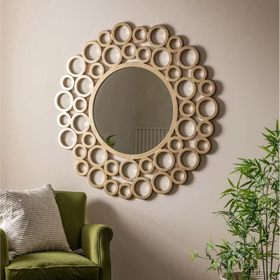 Marks & Spencer Gallery Home Wrakes Extra Large Wall Mirror - Gold, Gold