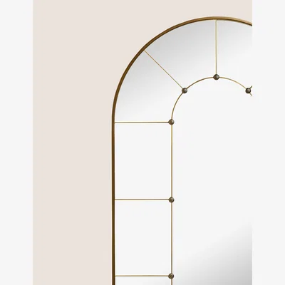 Marks & Spencer M&S Eliza Large Arch Free Standing Mirror - Gold, Gold