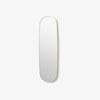 Made.com Emmerson Wall Mirror 40 x 120cm, Brushed Brass