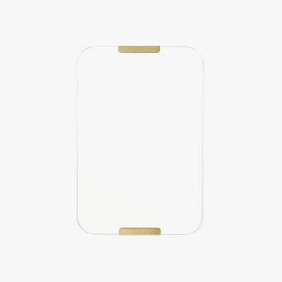 Made.com Rurick Wall Mirror, 60 x 90 cm, Brushed Brass