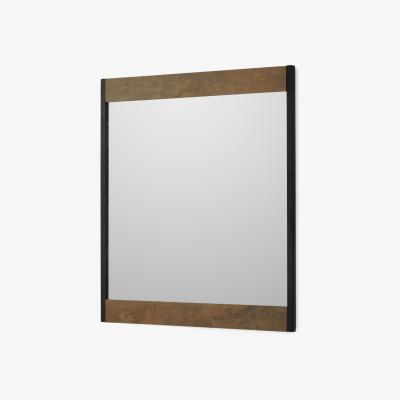 Made.com Maxine Wall Mirror, 50 x 58cm, Mango Wood & Black