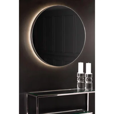My Furniture Eclipse Illuminated Mirror Chrome
