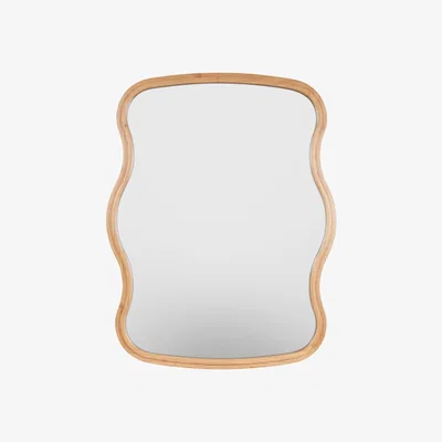 Made in Design Noto Wall mirror - / Small - 70 x 90 cm / Oak by Maison Sarah Lavoine Natural wood