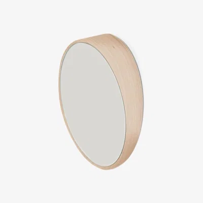 Made in Design Odilon Medium Mirror - Ø 40 cm by Hartô Natural wood