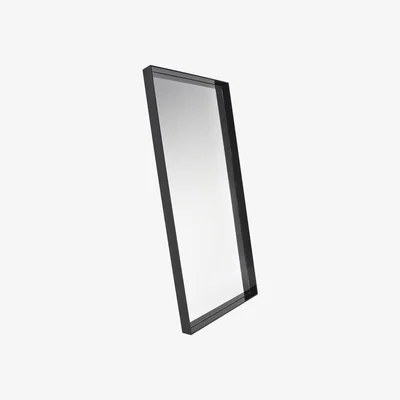 Made in Design Only me Wall mirror - / L 80 x H 180 cm by Kartell Black