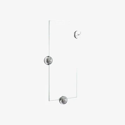 Made in Design Sphera Constellation Wall mirror metal silver / L 60 x H 107 cm - Moustache